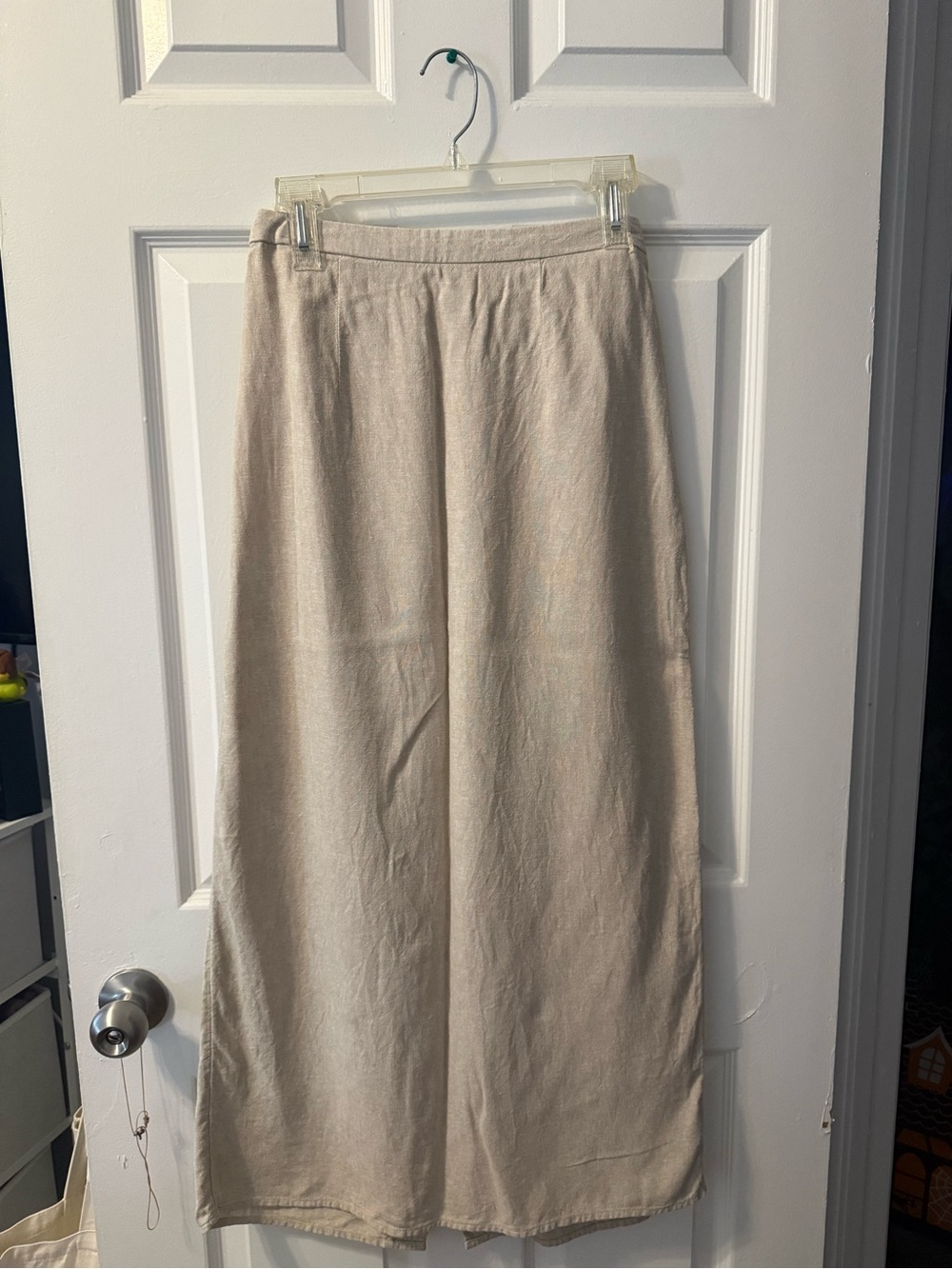 Old Navy Beige A-Line Maxi Skirt
